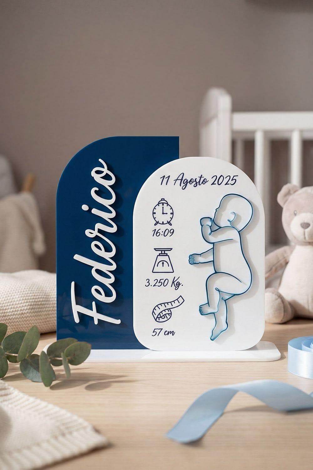 Personalized birth announcement occasion gift